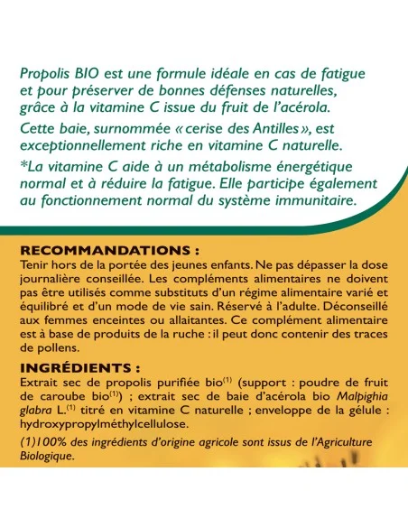 Propolis Bio - étiquette - Blanche Bresson Propolis Bio - étiquette - Blanche Bresson