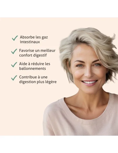 Blanche Bresson - Charbon Végétal activé bio - Les actions Blanche Bresson - Charbon Végétal activé bio - Les actions