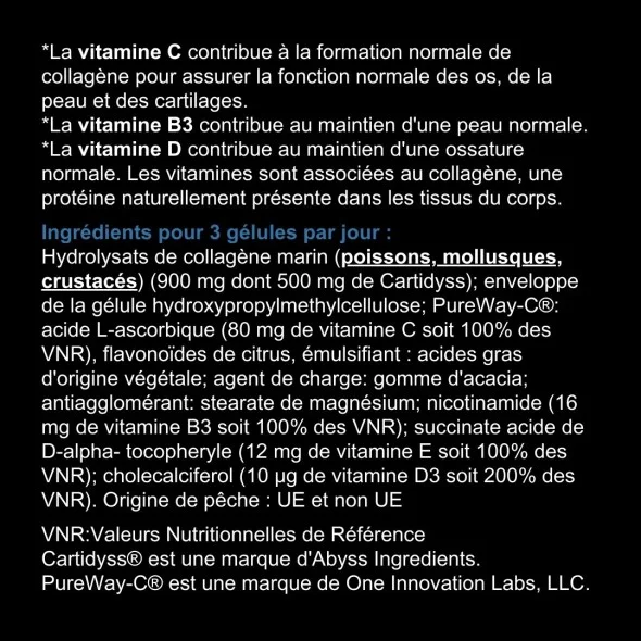 Blanche Bresson - Collagène Marin - dos étiquettes