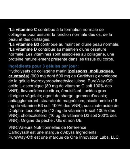 Blanche Bresson - Collagène Marin - dos étiquettes