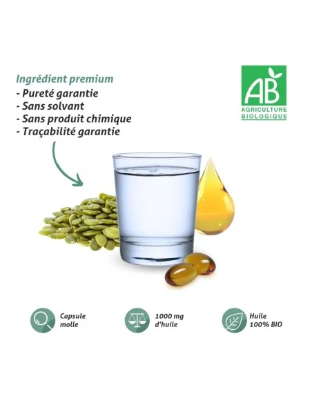 Blanche Bresson - Phyto Huile de pépins de courge Bio - La formule