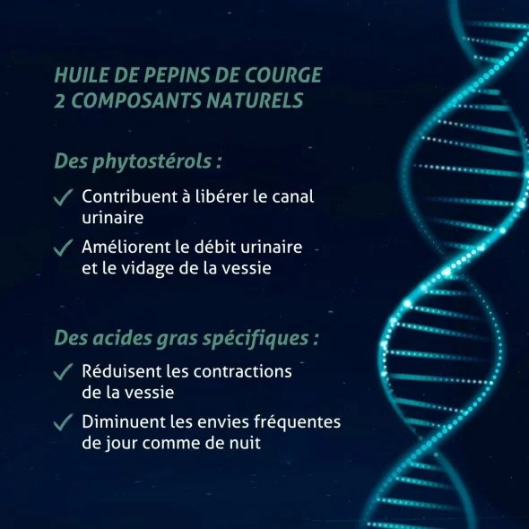 Blanche Bresson - Phyto Huile de pépins de courge Bio - Les mécanismes d'action