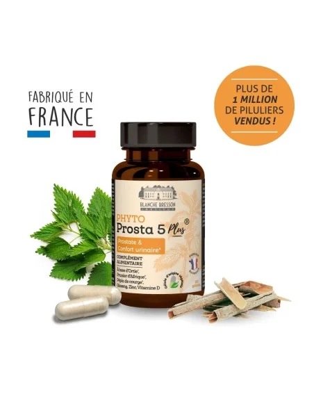 Blanche Bresson - Phyto Prosta 5 Plus ® - Pack ingrédients Blanche Bresson - Phyto Prosta 5 Plus ® - Pack ingrédients