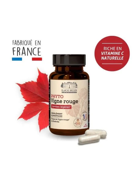 Blanche Bresson - Phyto Vigne rouge Gélules - Pack ingrédients