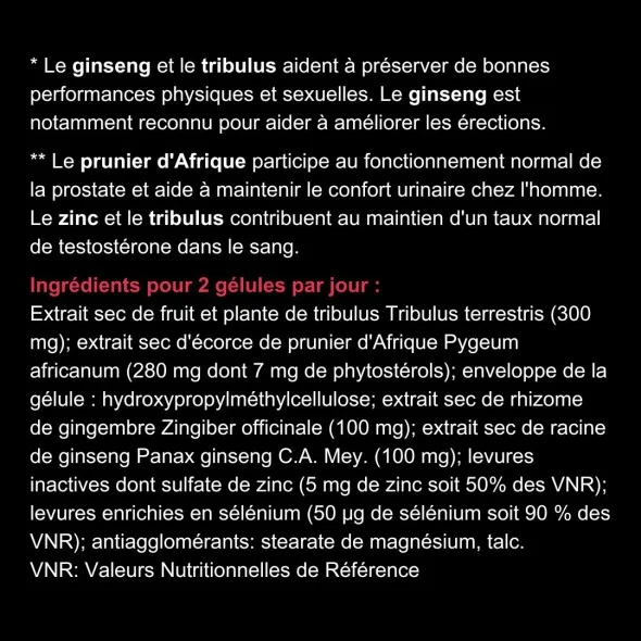 Blanche Bresson - Phyto Viriprosta ® - dos étiquettes Blanche Bresson - Phyto Viriprosta ® - dos étiquettes