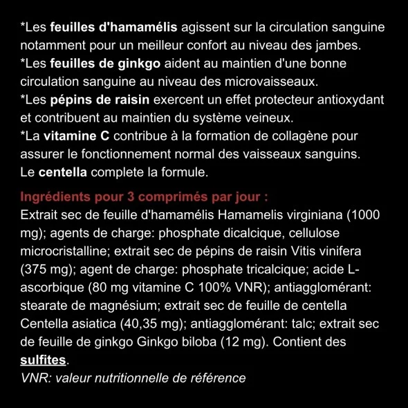 Blanche Bresson - Phyto Circulation - Dos étiquettes