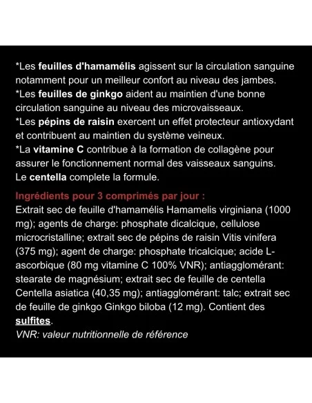 Blanche Bresson - Phyto Circulation - Dos étiquettes