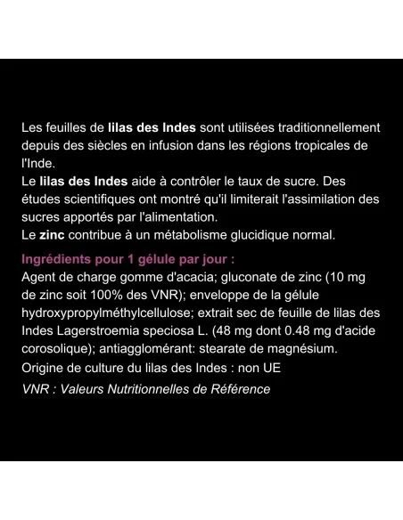 Blanche Bresson - Phyto Glucose - Dos étiquettes Blanche Bresson - Phyto Glucose - Dos étiquettes