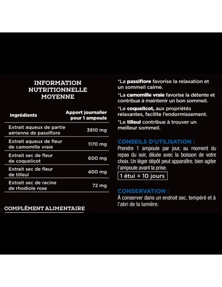 Blanche Bresson - Phyto Sommeil Facile - Dos étiquette