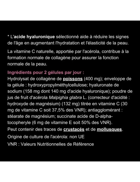 Blanche Bresson - Acide Hyaluronique - dos étiquettes