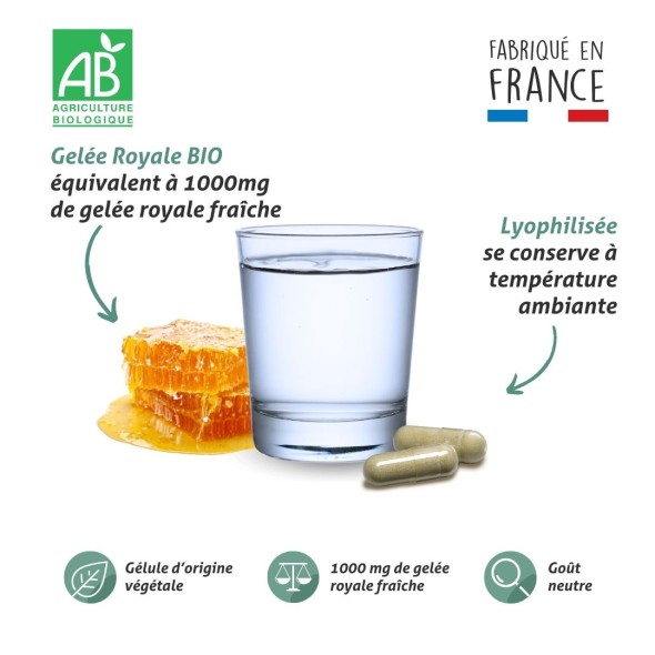 Blanche Bresson - Gelée Royale Bio Gélules - La formule