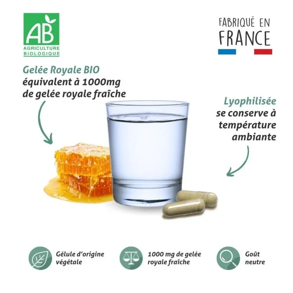 Blanche Bresson - Gelée Royale Bio Gélules - La formule