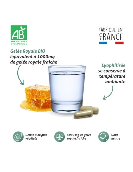 Blanche Bresson - Gelée Royale Bio Gélules - La formule