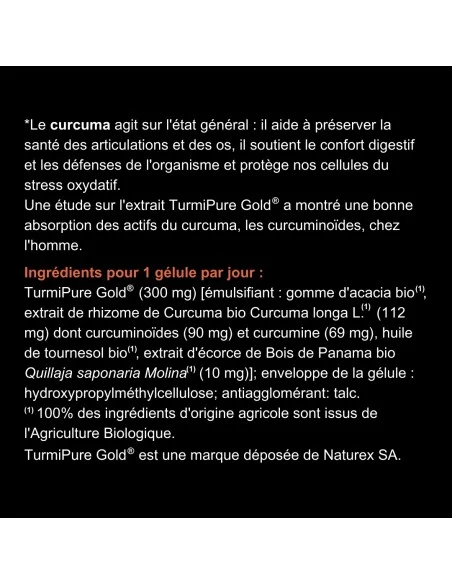Blanche Bresson - Phyto Curcuma Bio - Dos étiquette Blanche Bresson - Phyto Curcuma Bio - Dos étiquette