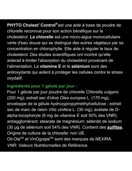 Blanche Bresson - Phyto Cholest Control - Dos étiquette