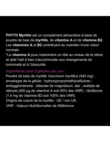 Blanche Bresson - Phyto Myrtille - Dos étiquette