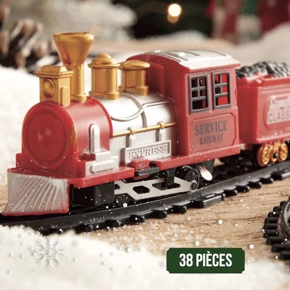 Le train électrique de noël
